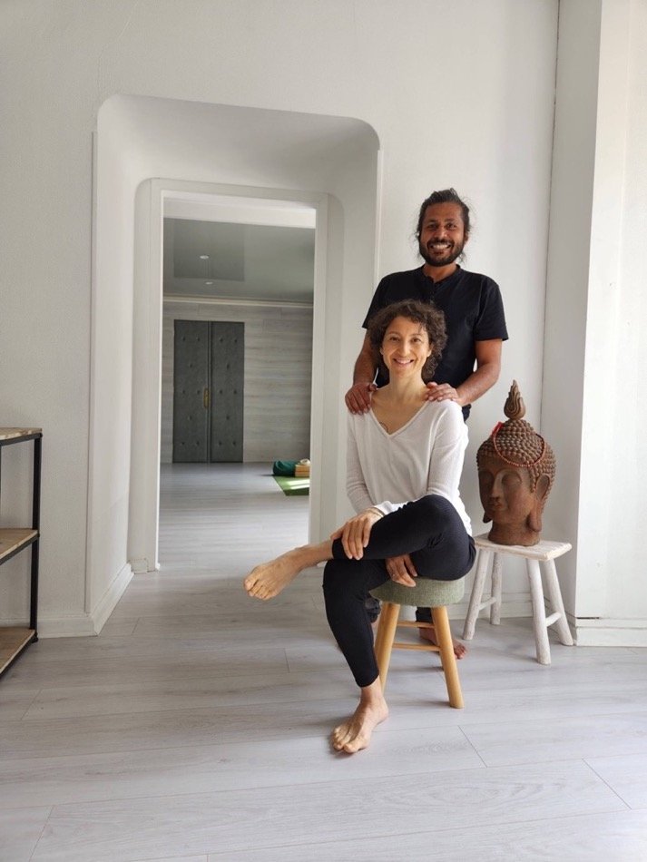 Nadege et Aman enso centre de yoga à Nice